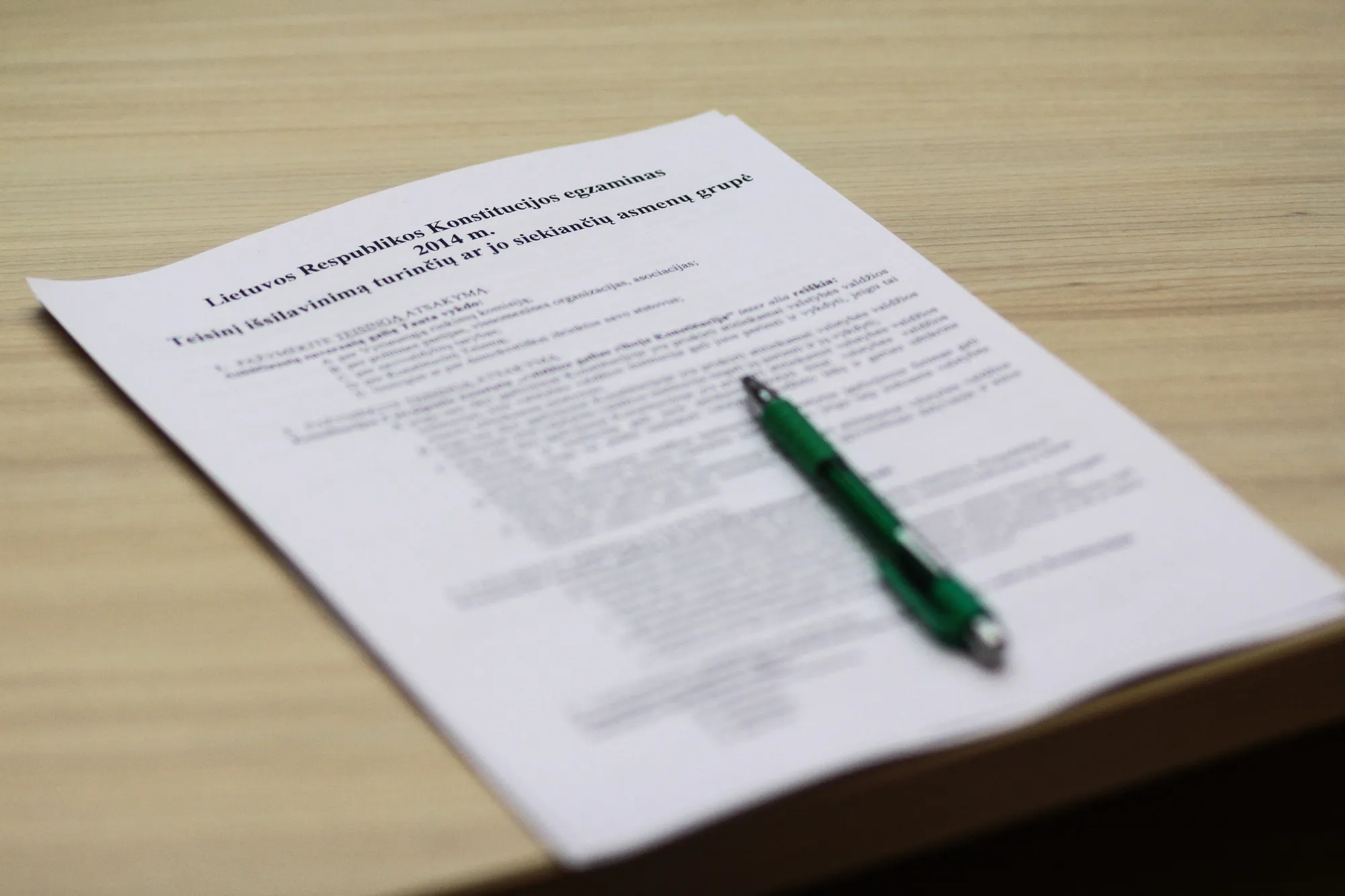 Konstitucijos egzaminas Kauno savivaldybėje