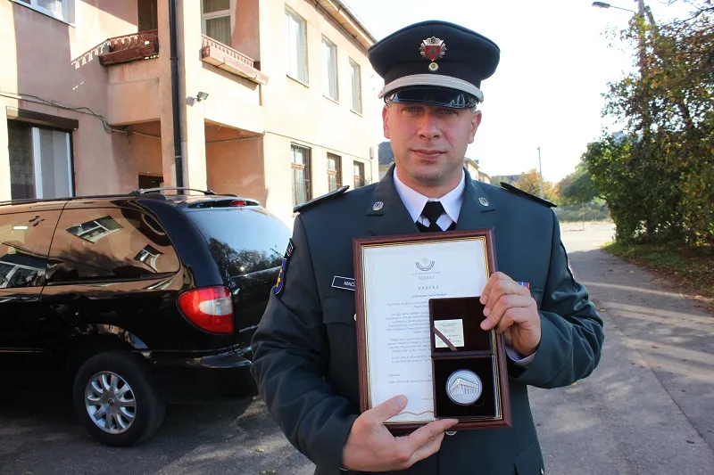 Dalius Mackela apdovanotas angelų sargų dienos proga