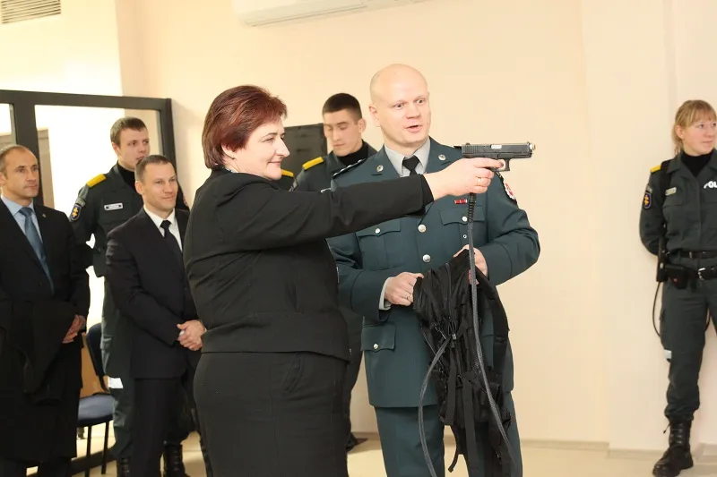 Loretos Graužinienės vizitas Lietuvos policijos mokykloje