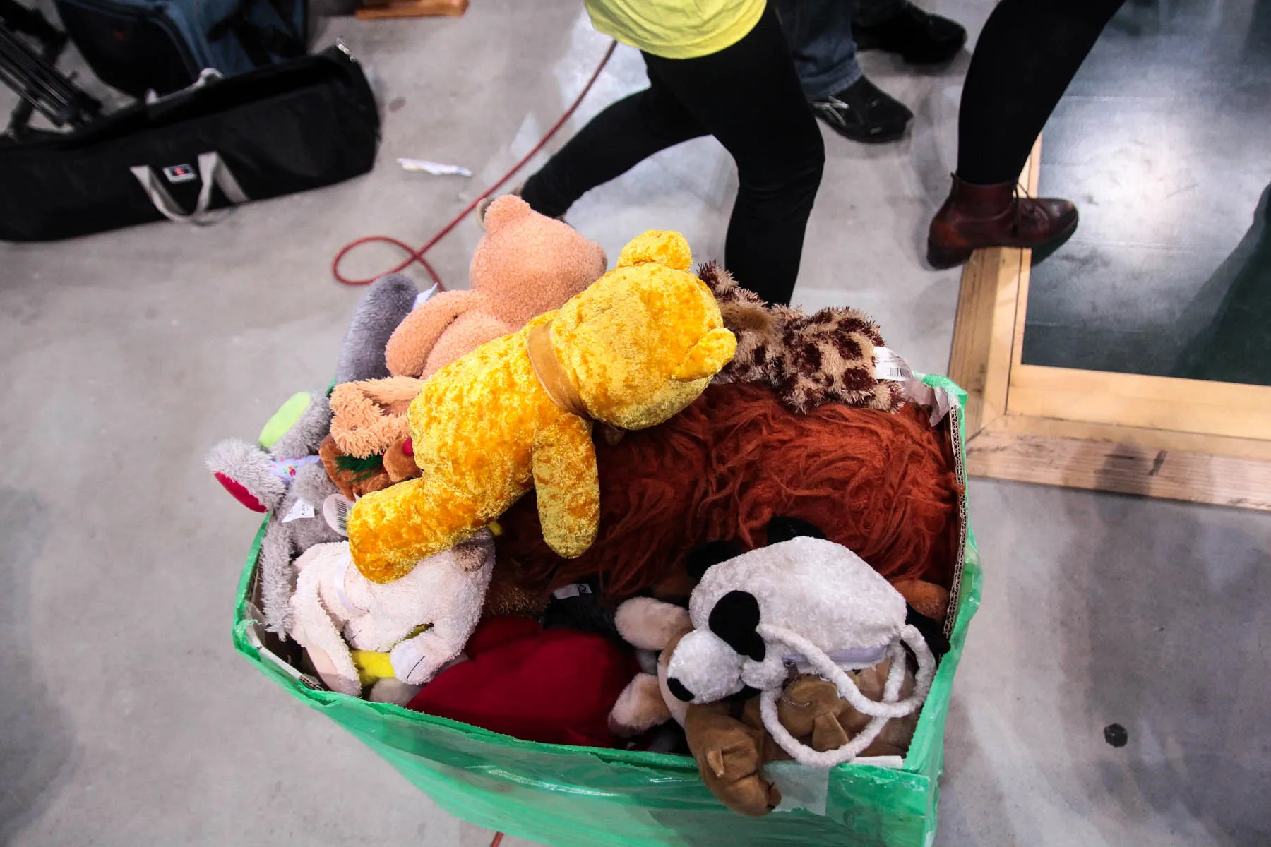 "Žaislų lietus" Žalgirio arenoje