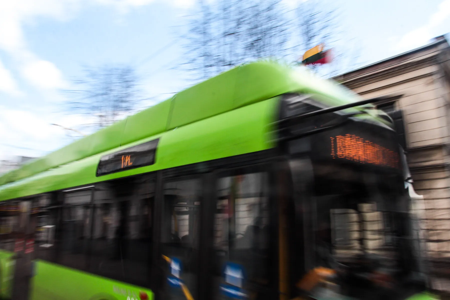 Vėliavėlės ant viešojo transporto