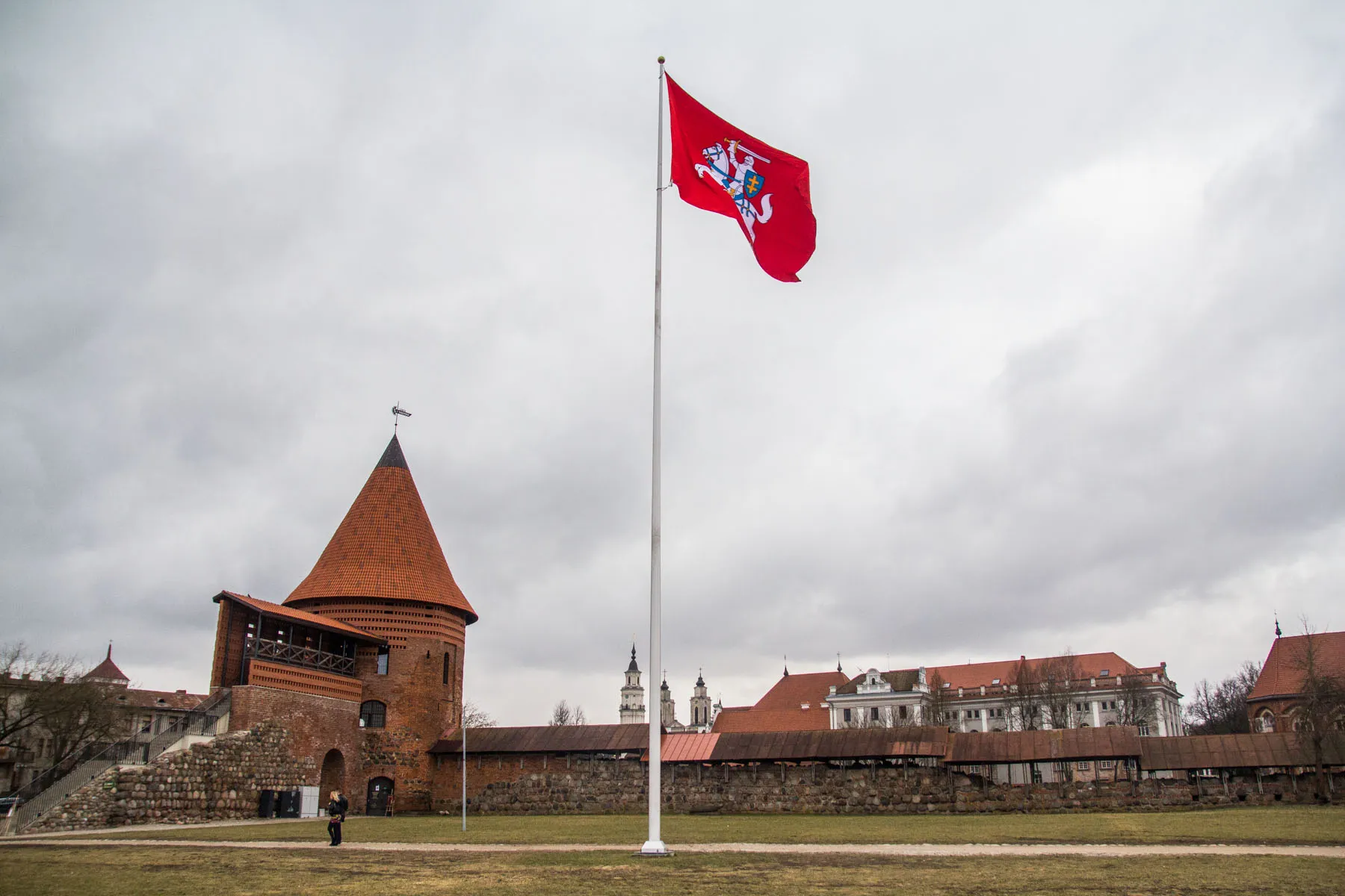 Vyčio vėliava Kauno pilyje