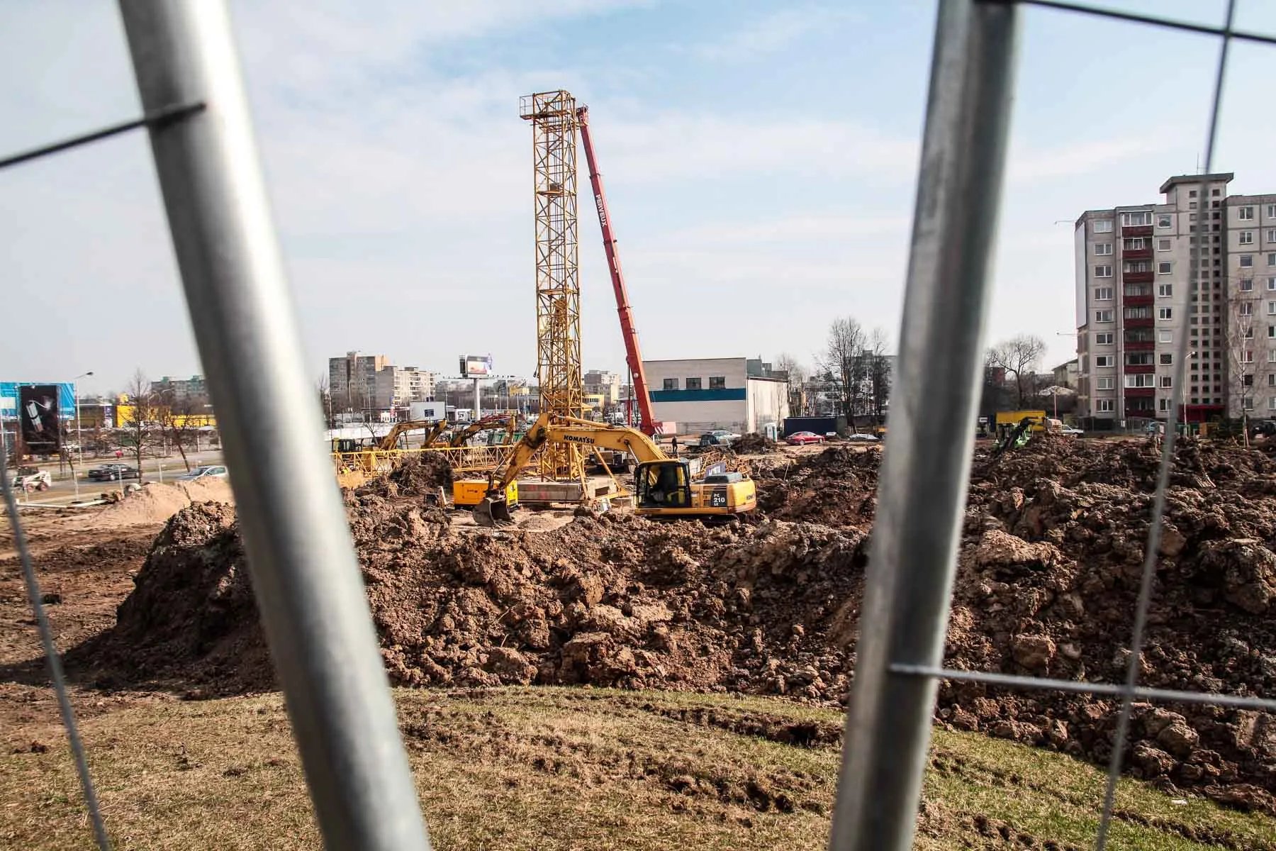 Statybos Šiaurės prospekte