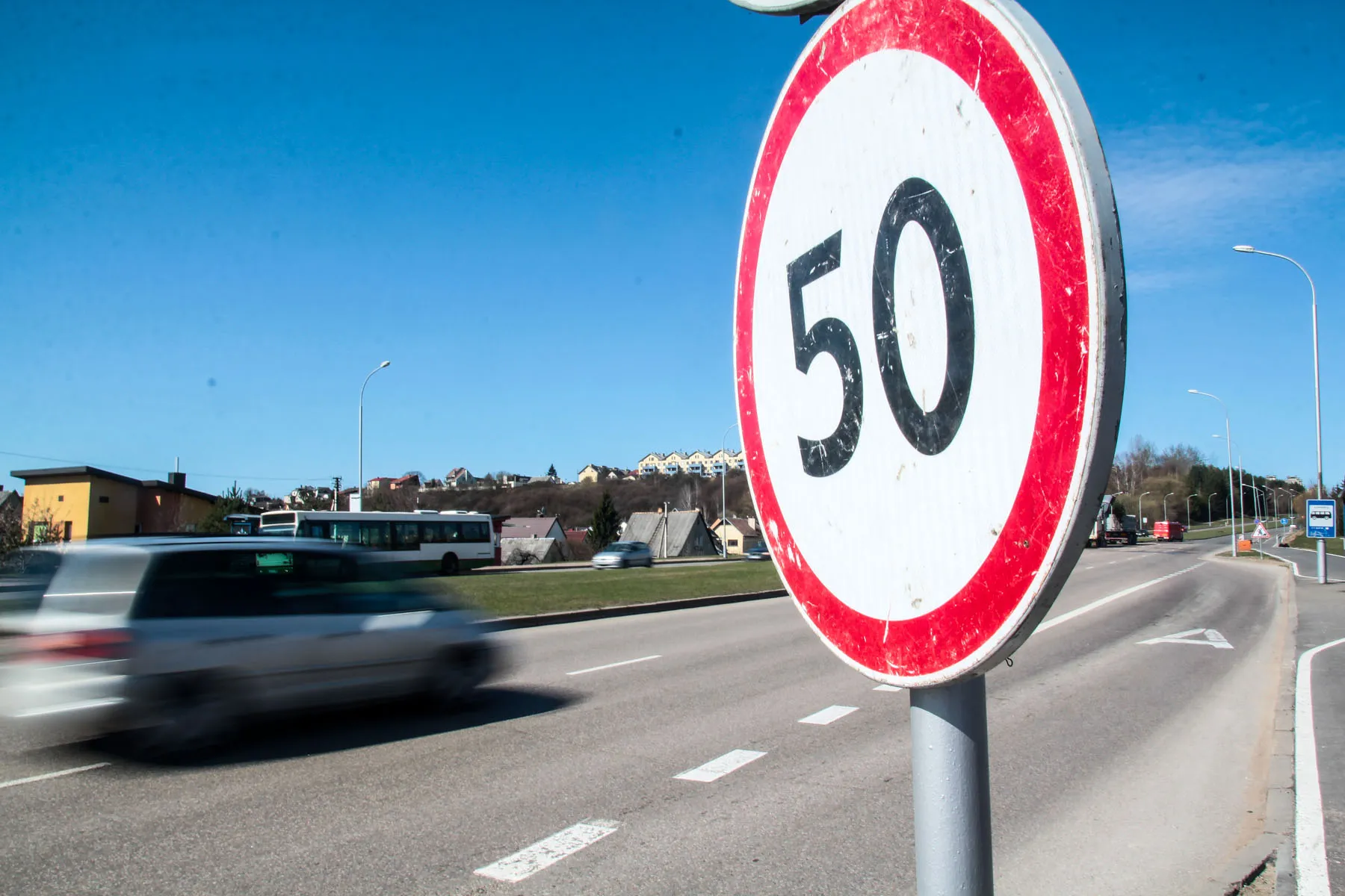 Greičio ribojimai Šilainiuose