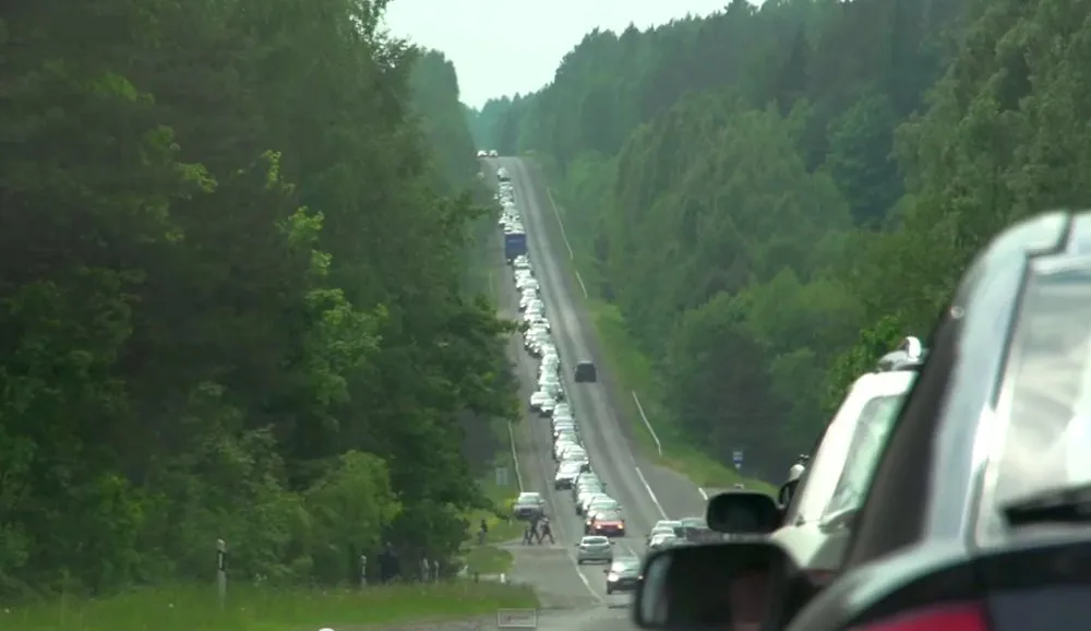 Eismo spūstys kelyje Kaunas-Alytus