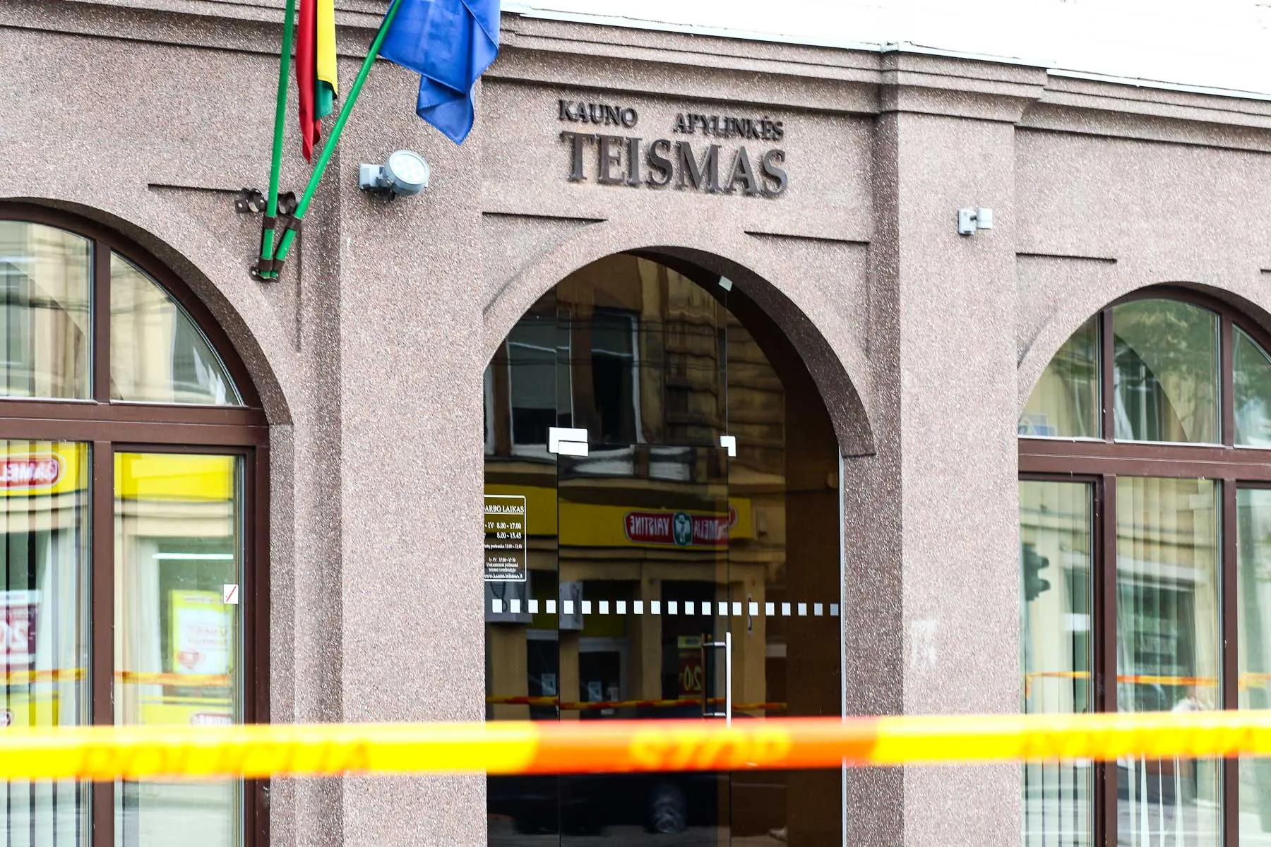 Užminuotas Kauno apylinkės teismas