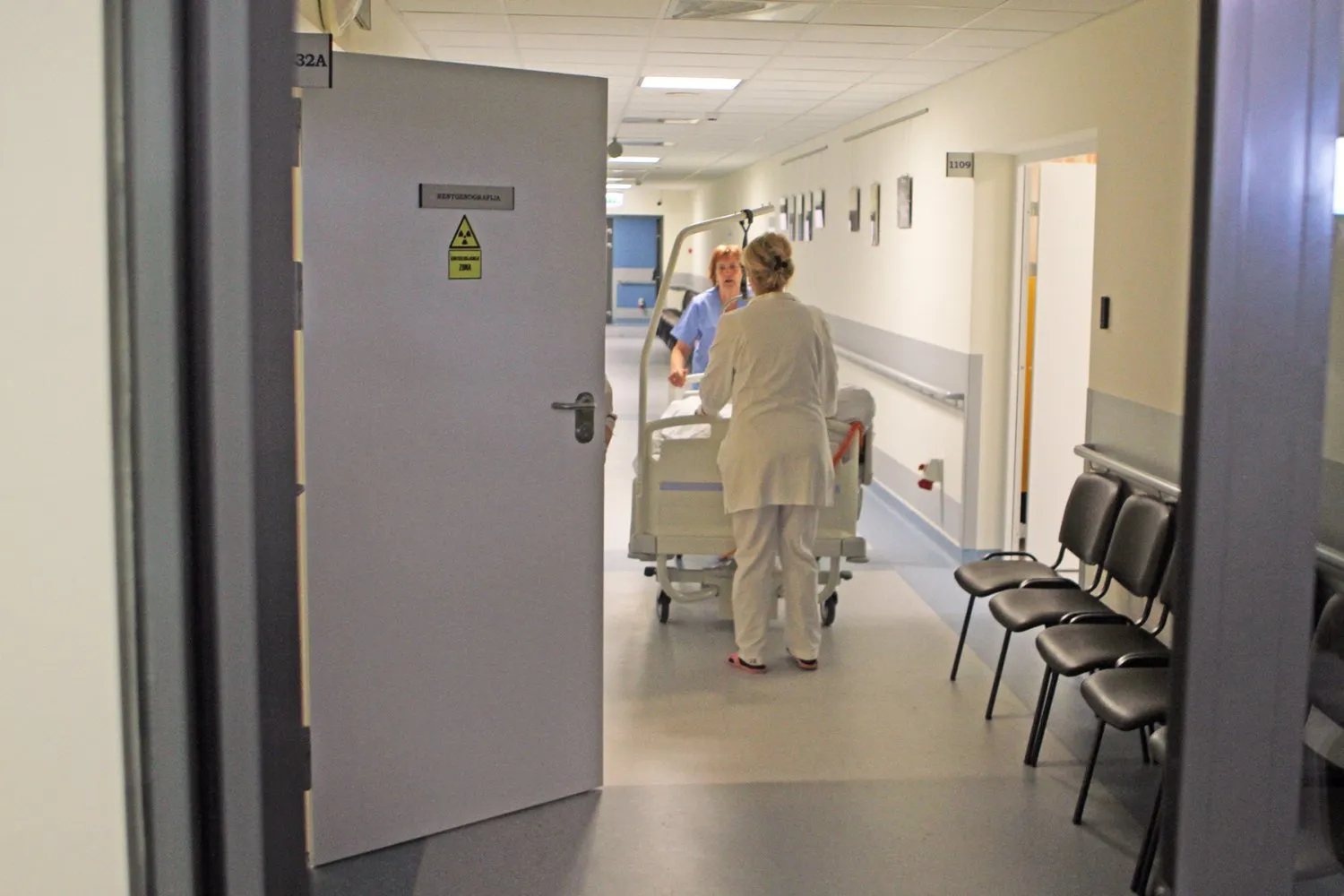 Ligoninėje, koronavirusas