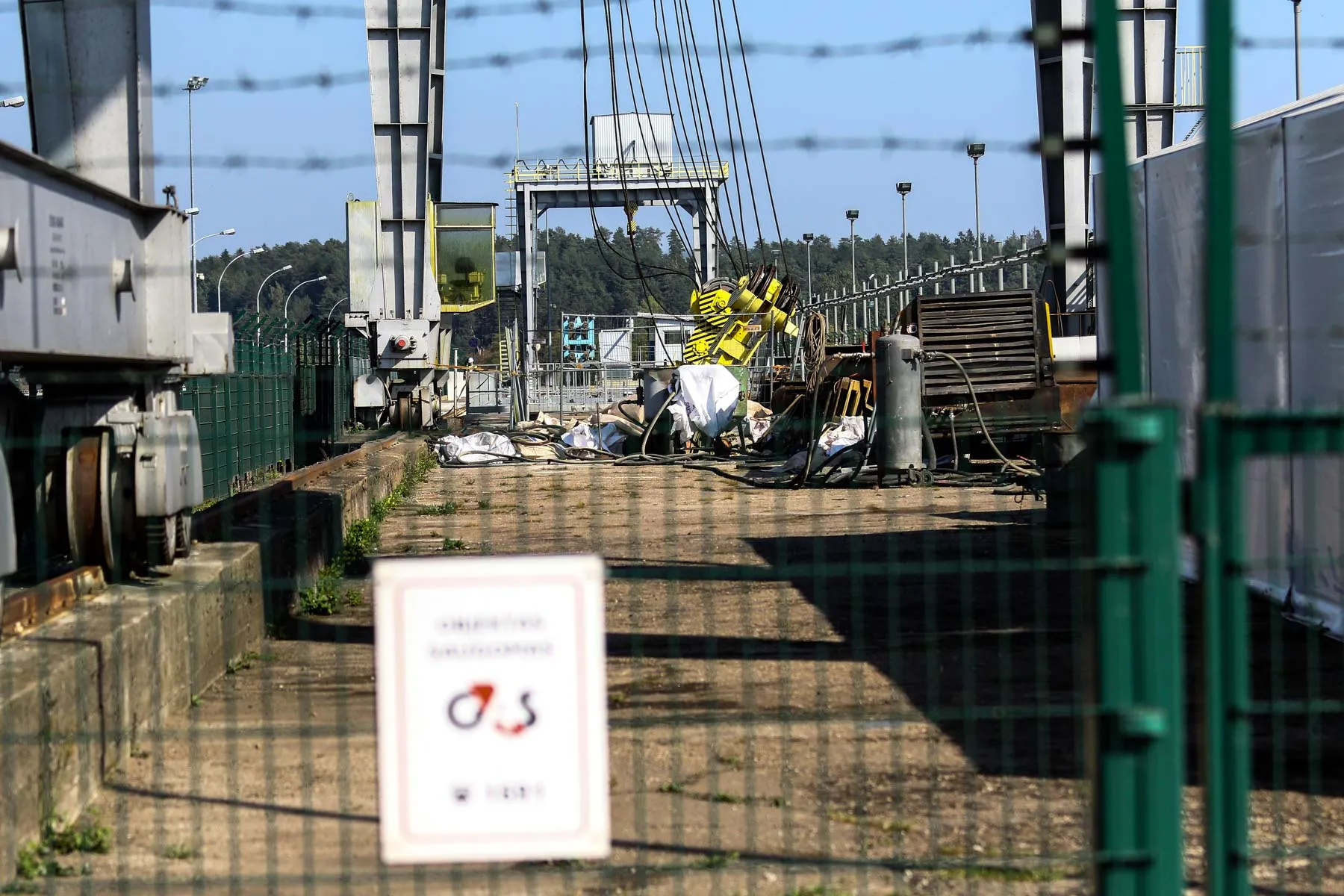 Ant A. Brazausko hidroelektrinės nukrito krovinys