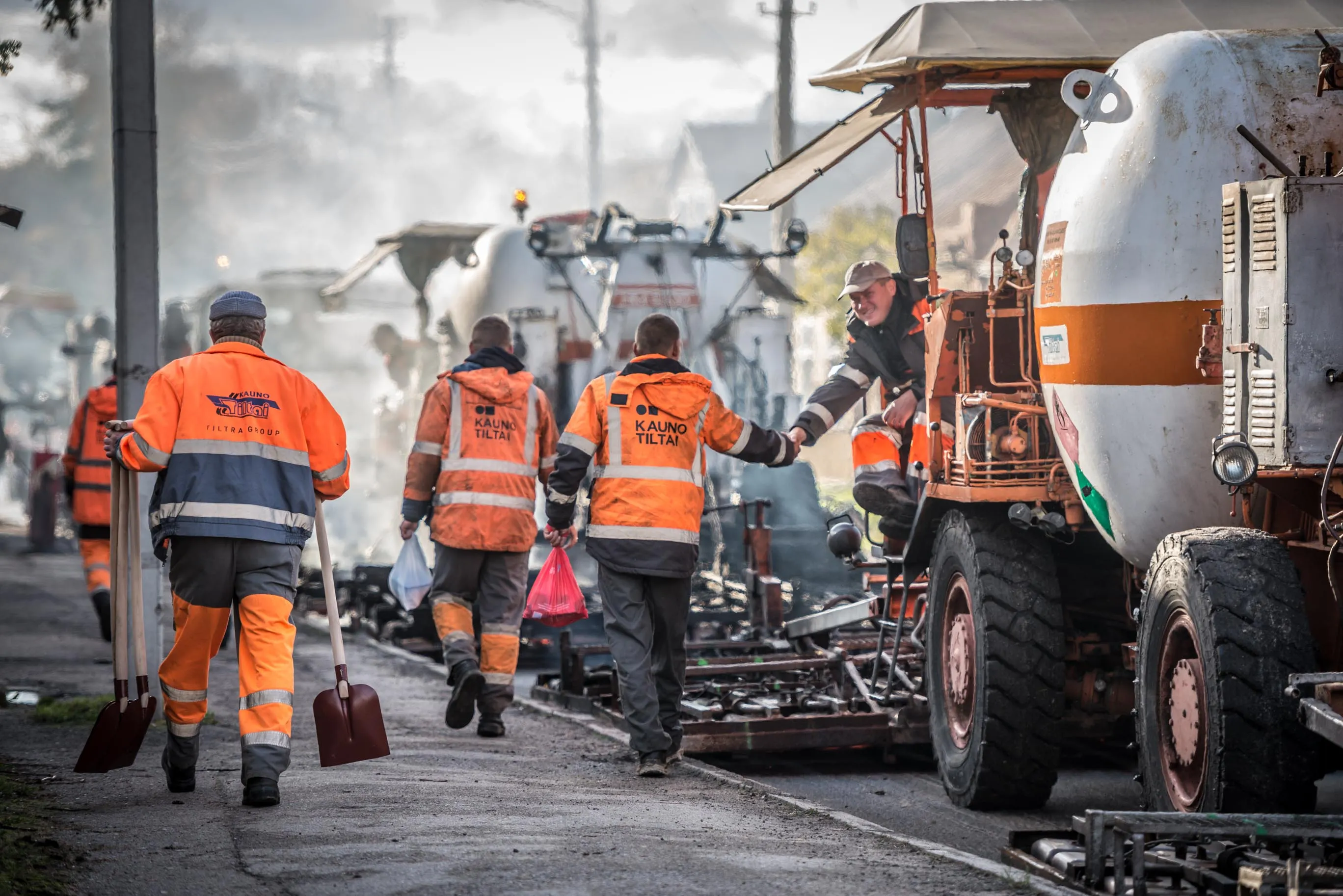 Kelininkai pluša Panemunėje darbai
