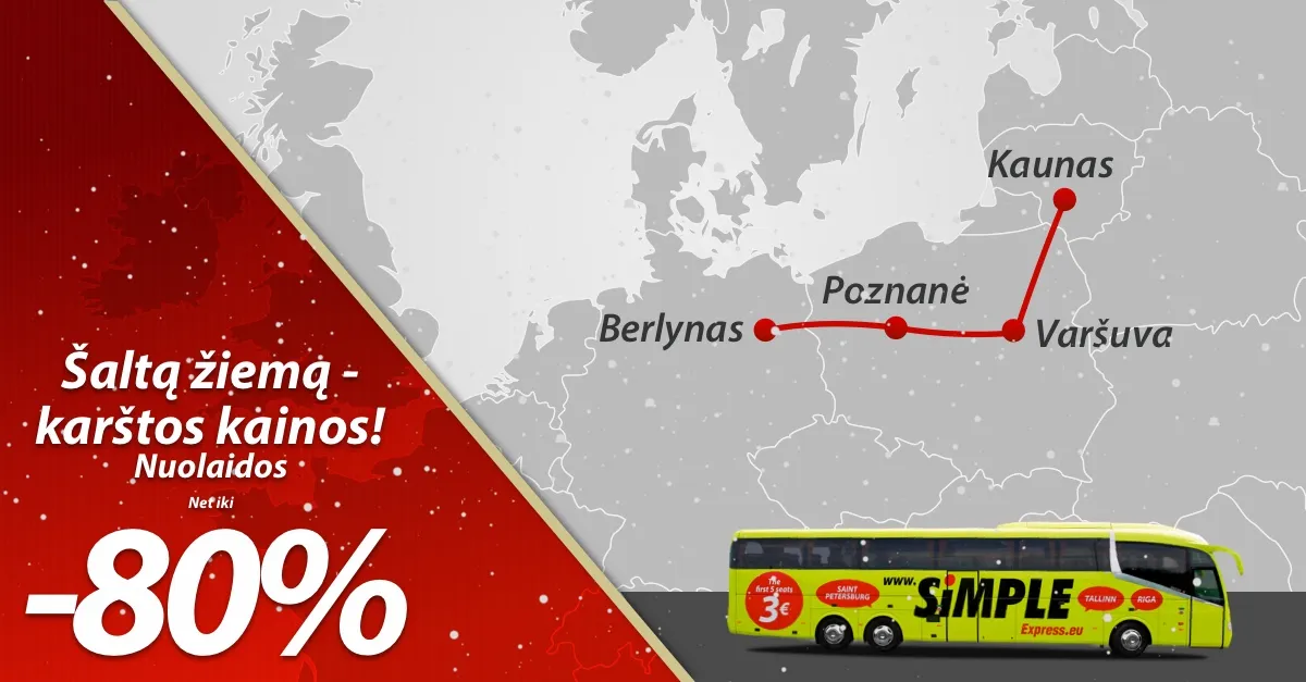 Bilietai su ženklia nuolaida