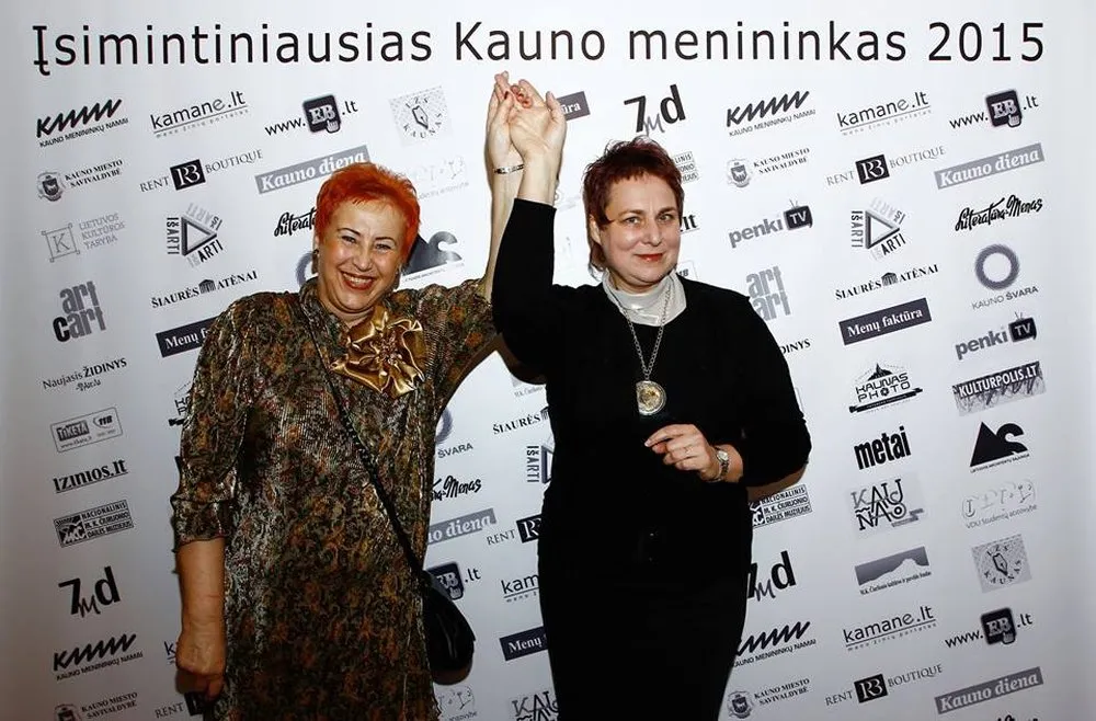 Apdovanotos įsimintiniausios Kauno menininkės Aldona Ruseckaitė ir Zita Bružaitė