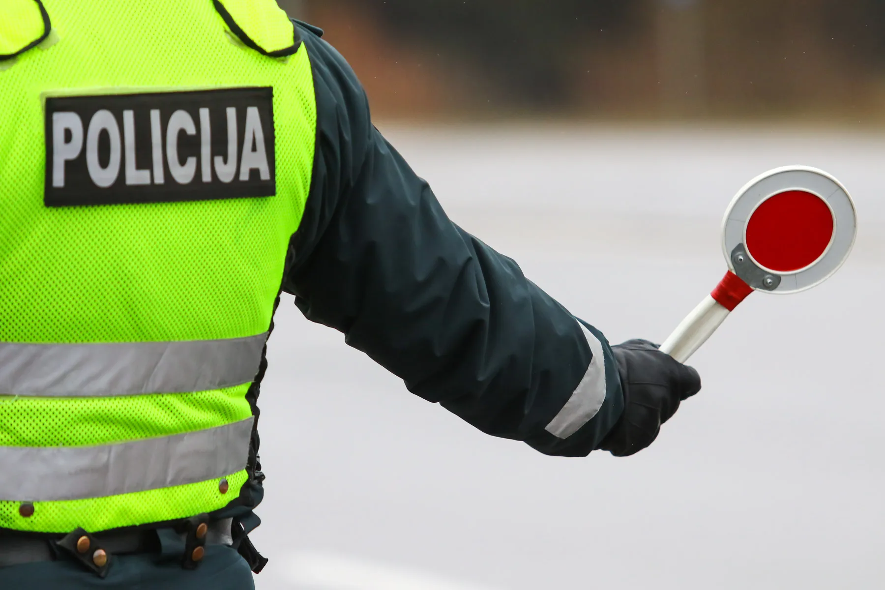 Policijos ir moksleivių reidas Kovo 11-osios dienos proga