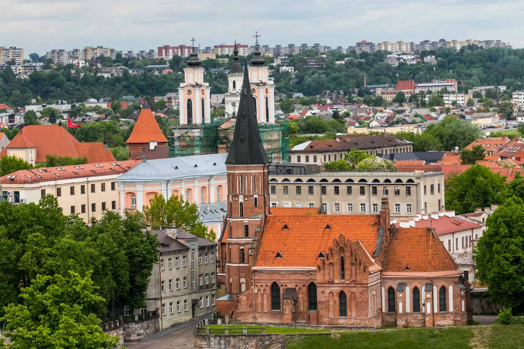 Vytauto bažyčia, panorama