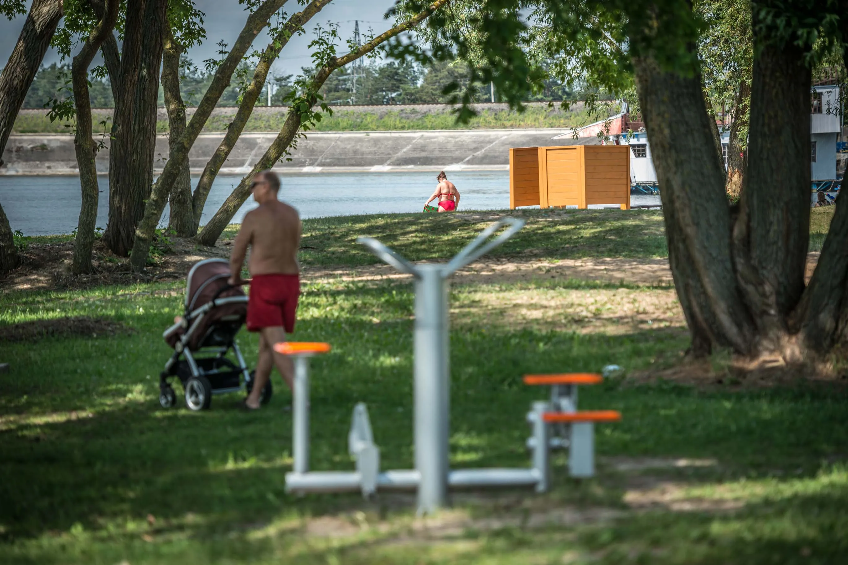 Sutvarkytas Kauno marių paplūdimys