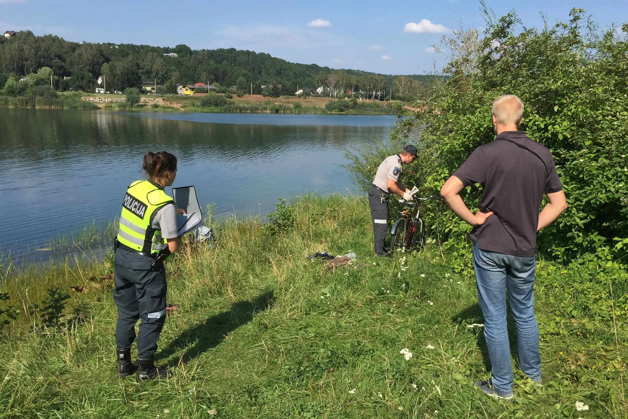 Skenduolis Lampėdžio ežere