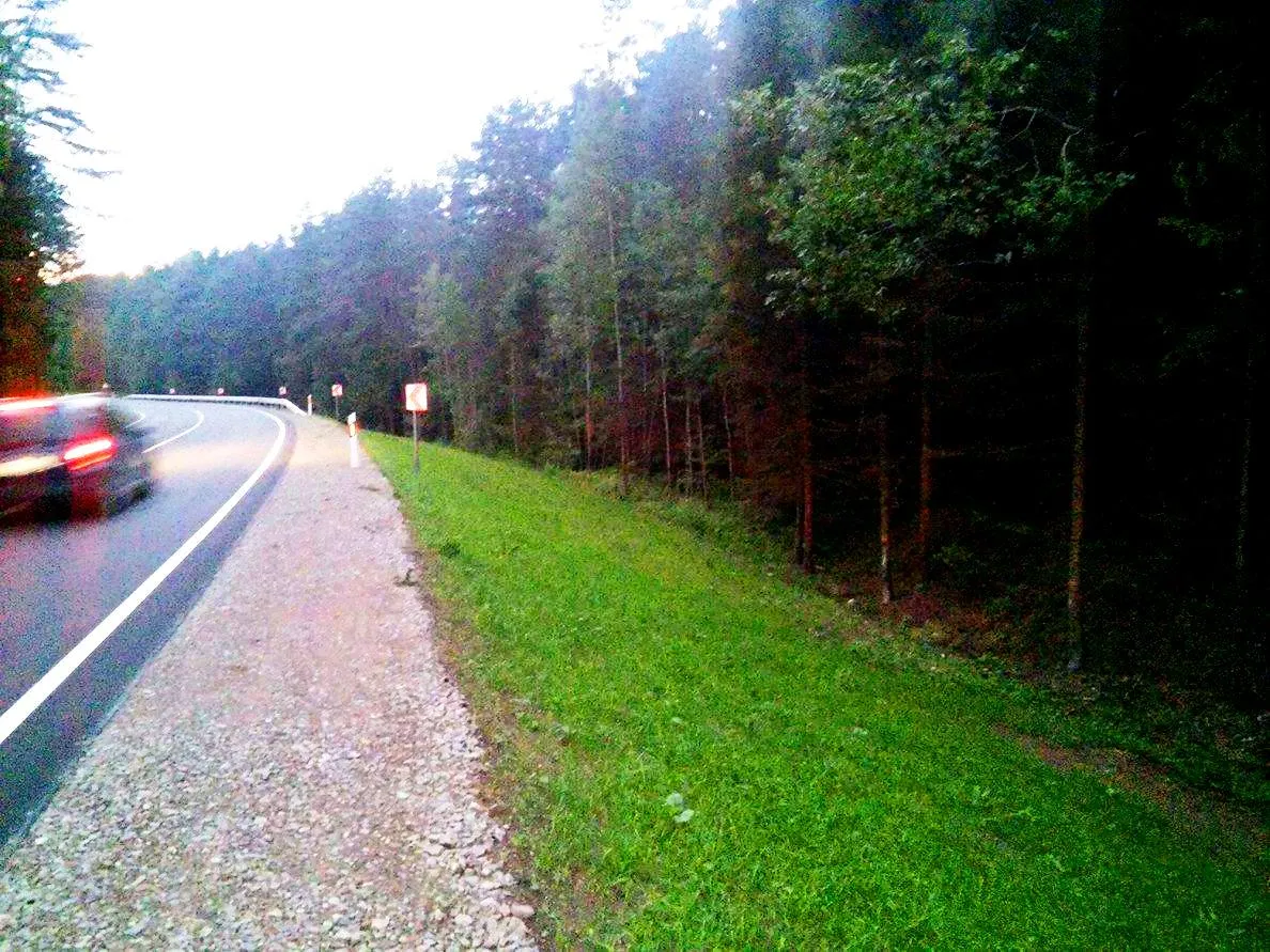 Pavojingas kelio ruožas