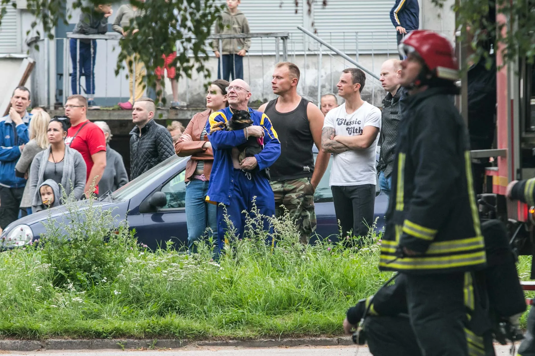 Gaisras daugiabutyje Taikos prospekte