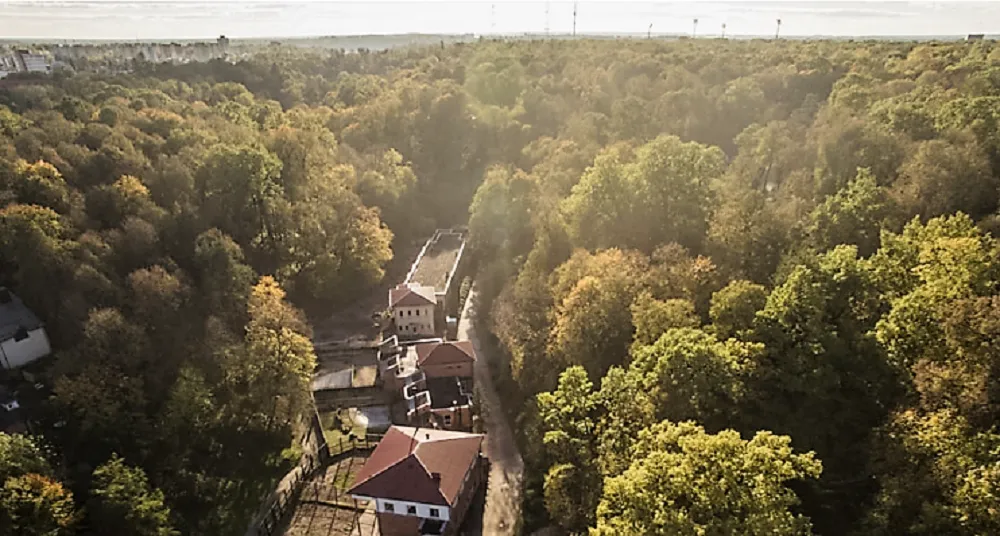 Zoologijos sodas iš viršaus