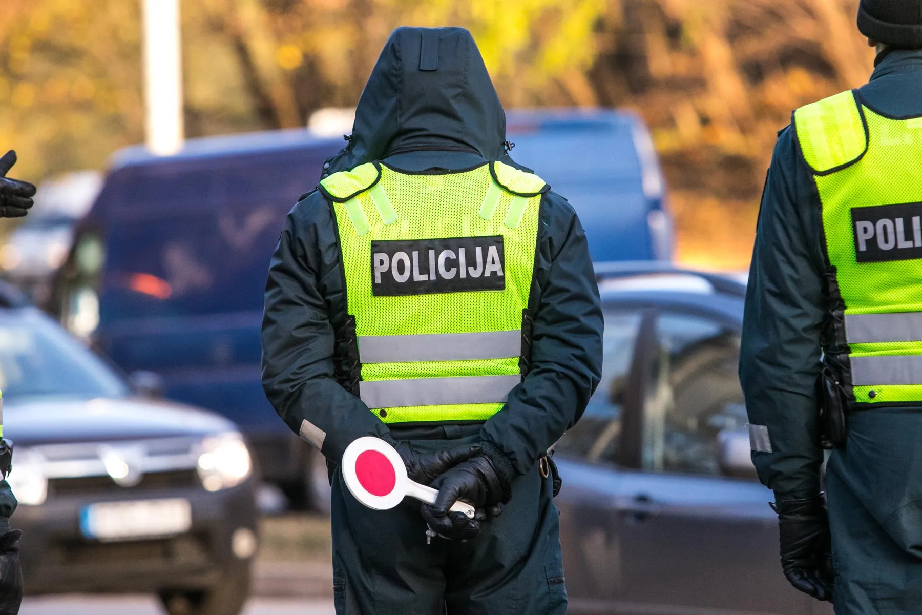 Policijos reidas tunelio gatvėje