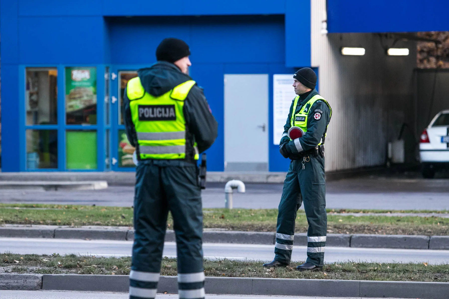 Policijos reidas tunelio gatvėje