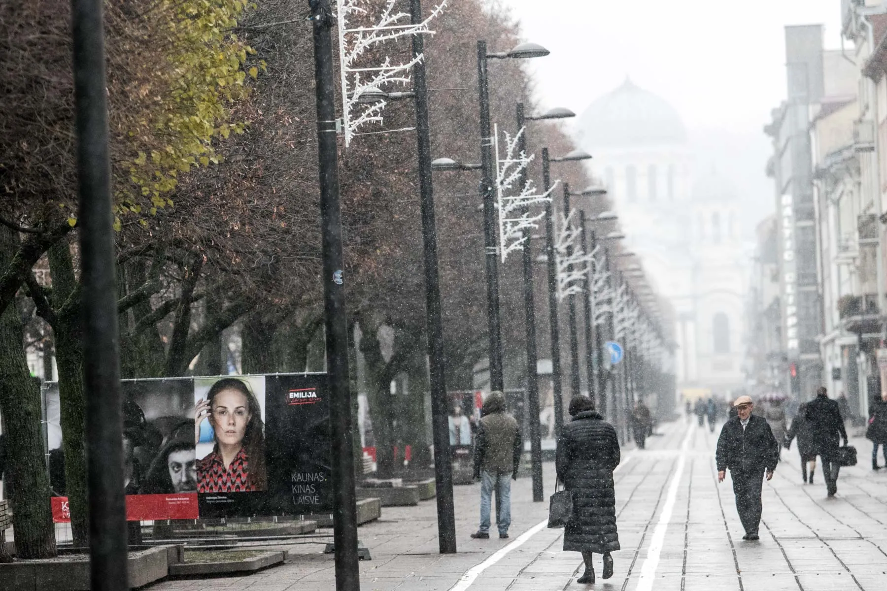 Žiemiškas oras Kaune