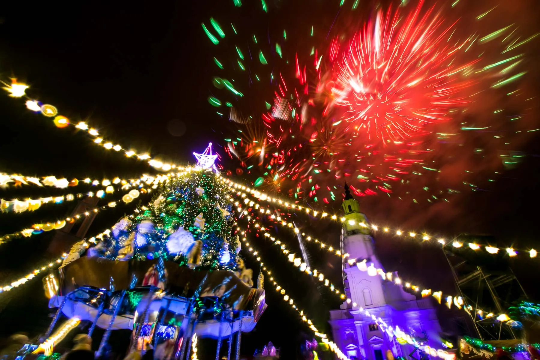 Eglutės įžiebimas Rotušės aikštėje