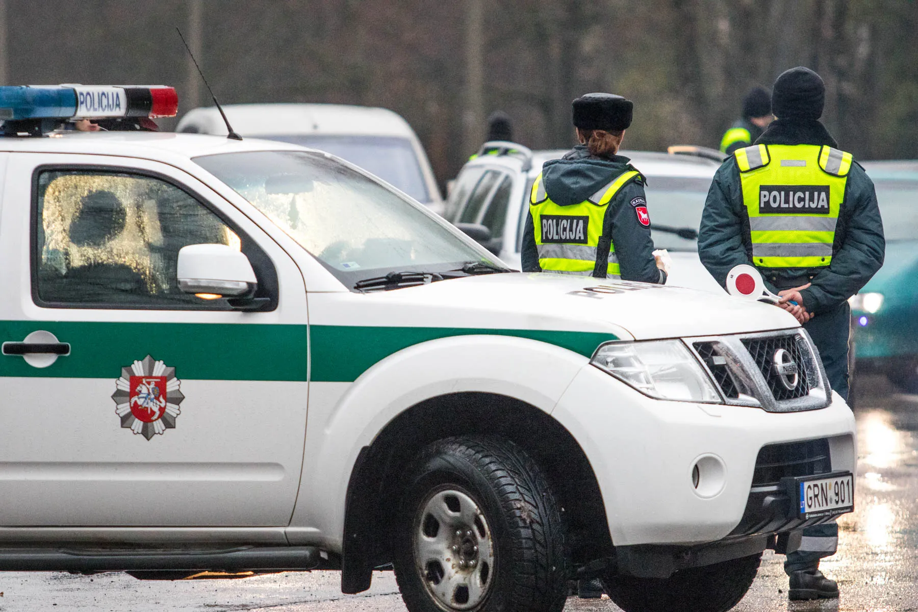 Policijos reidas, policininkas