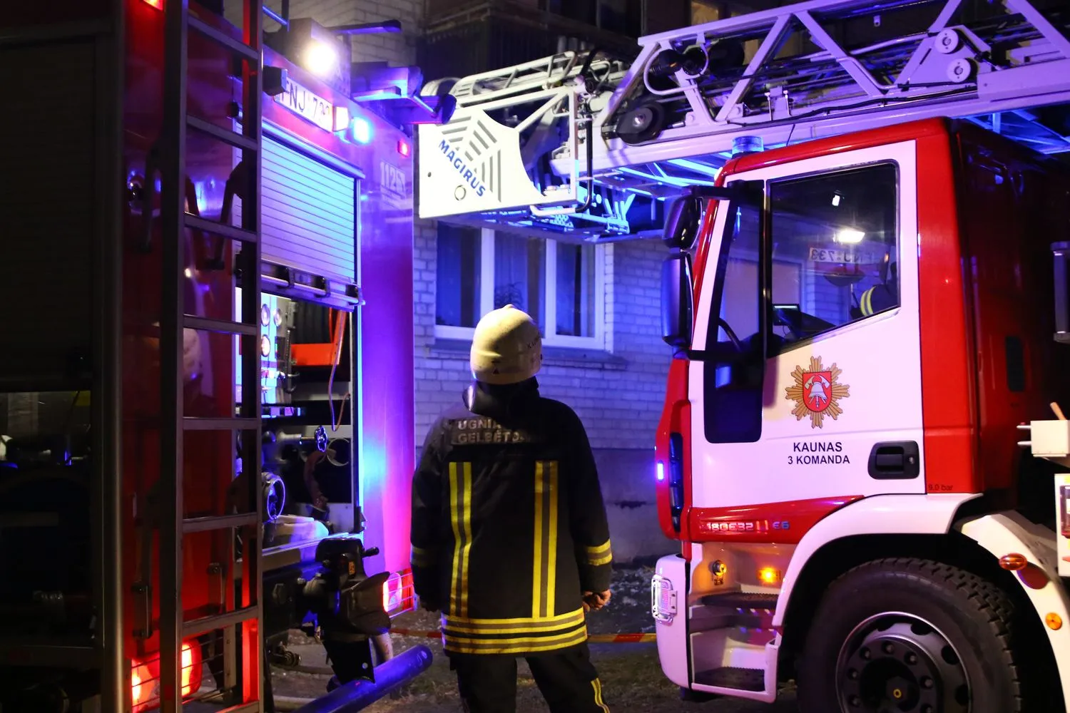 Gaisras, priešgaisrinė gelbėjimo tarnyba