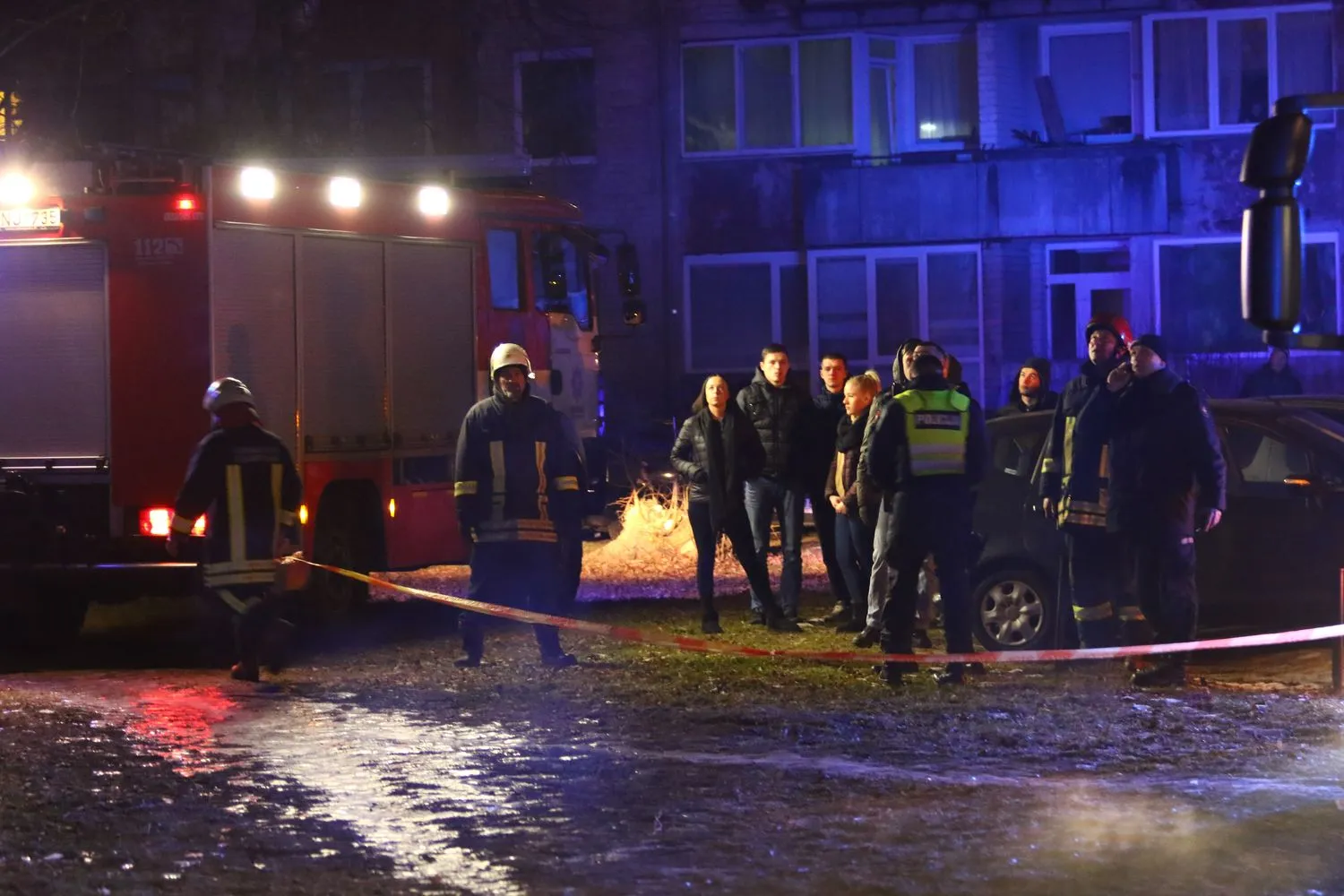 Gaisras Chemijos gatvės daugiabutyje