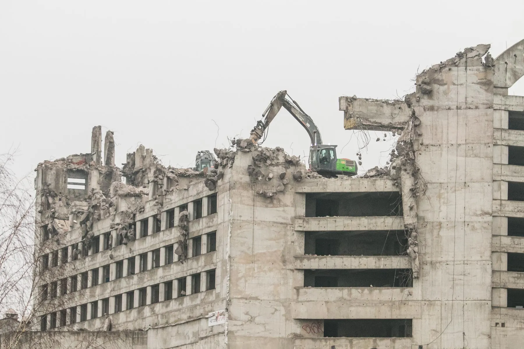 Griaunamas "Respublikos" viešbutis