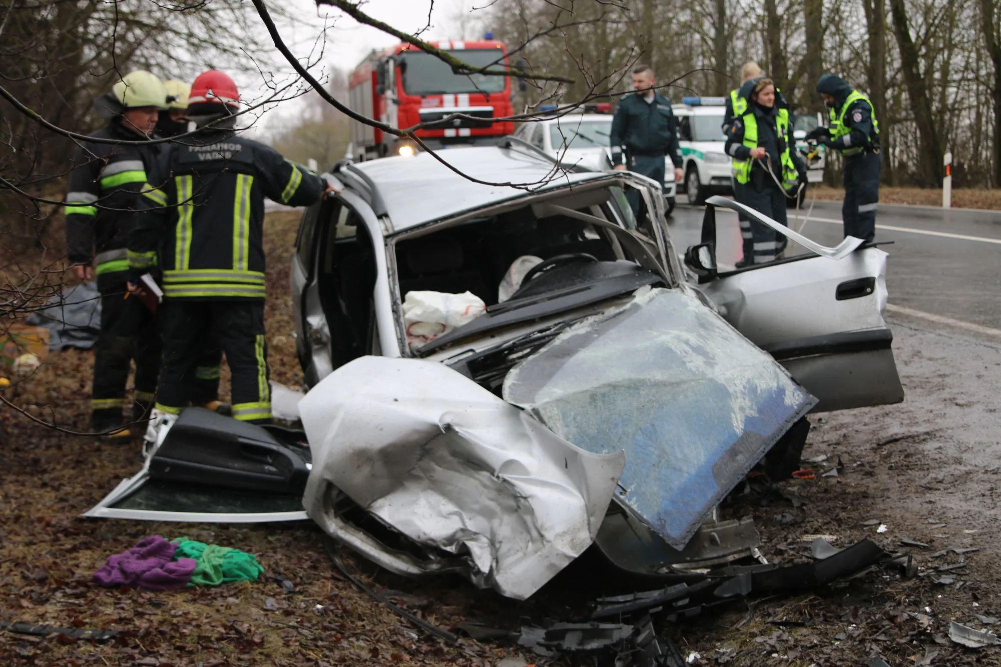 Tragiška avarija kelyje Kaunas-Prienai