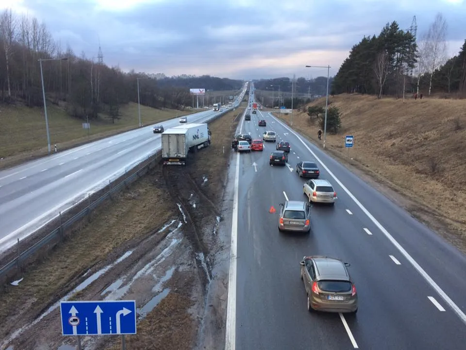 Avarija Kauno aplinkkelyje