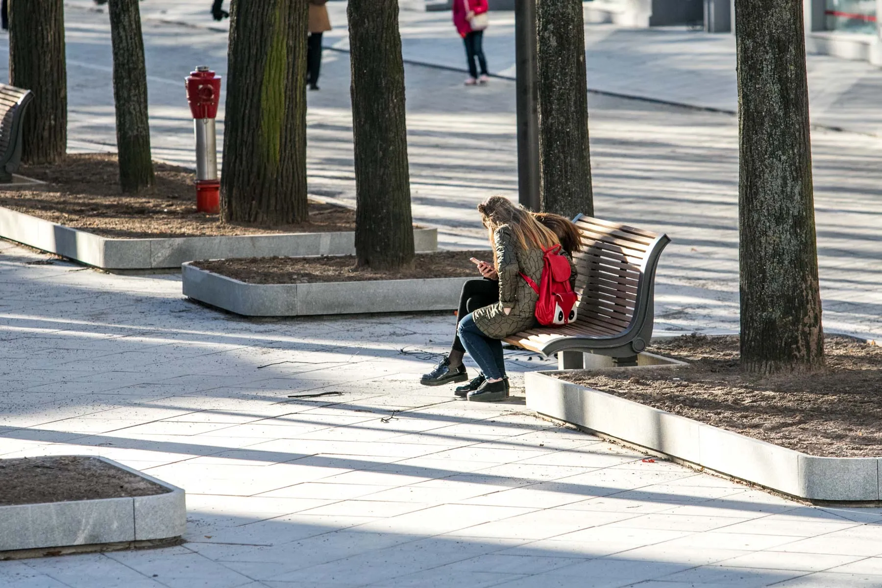 Rekonstruota  Laisvės alėjos dalis