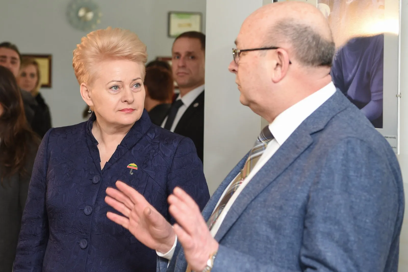D. Grybauskaitė ir V. Matijošaitis