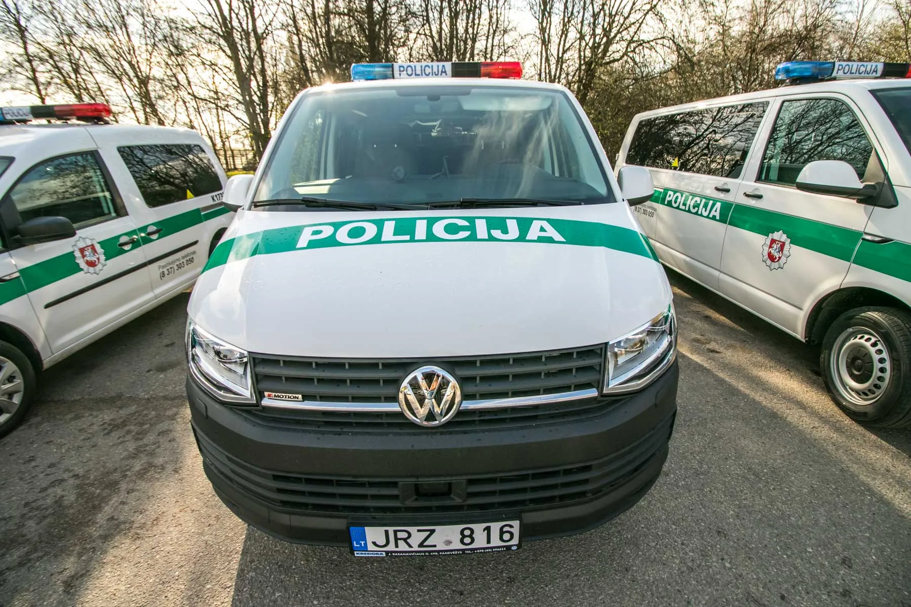 Atnaujintas policijos automobilių parkas