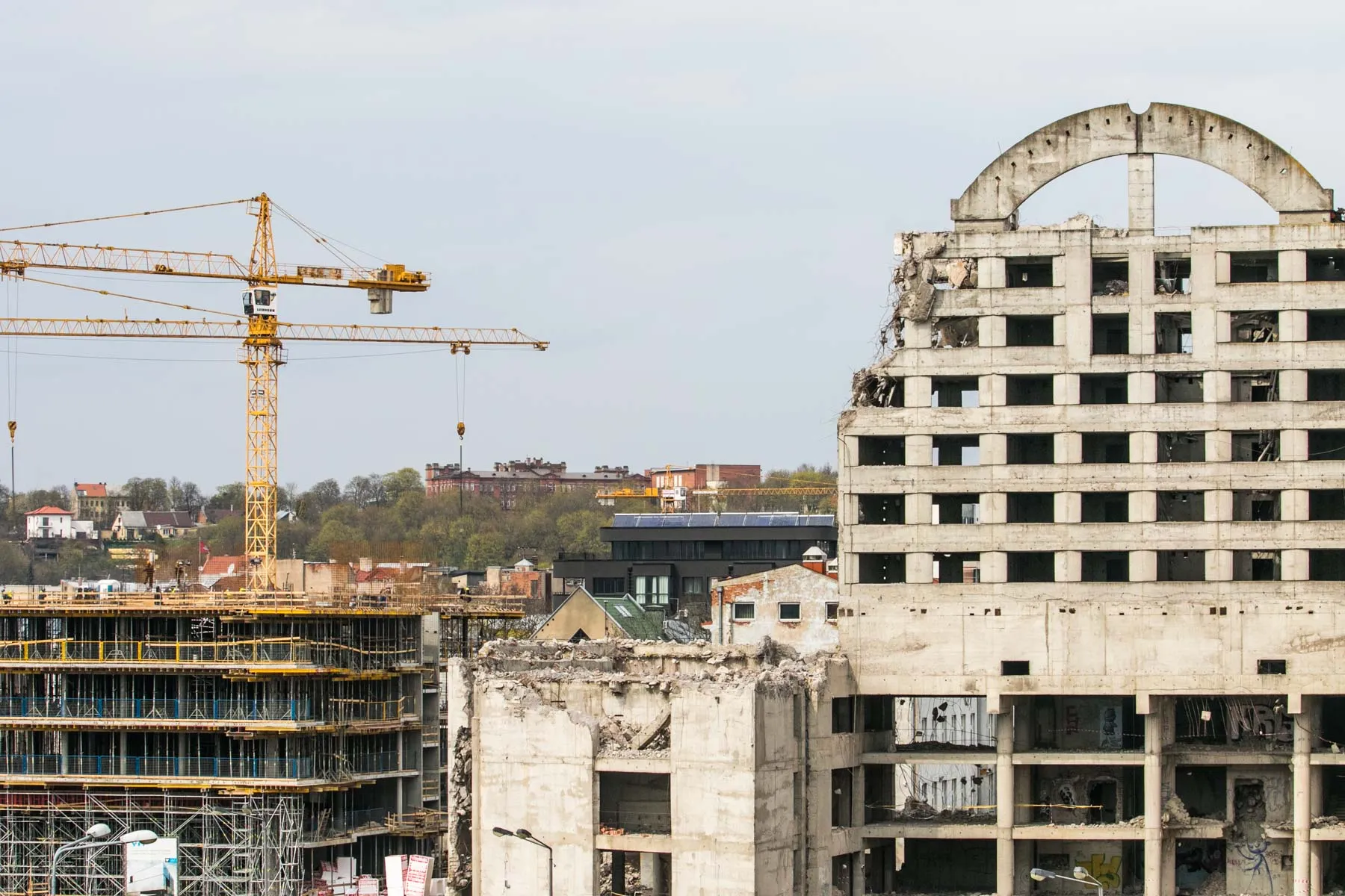 Griaunamas „Respublikos“ viešbutis