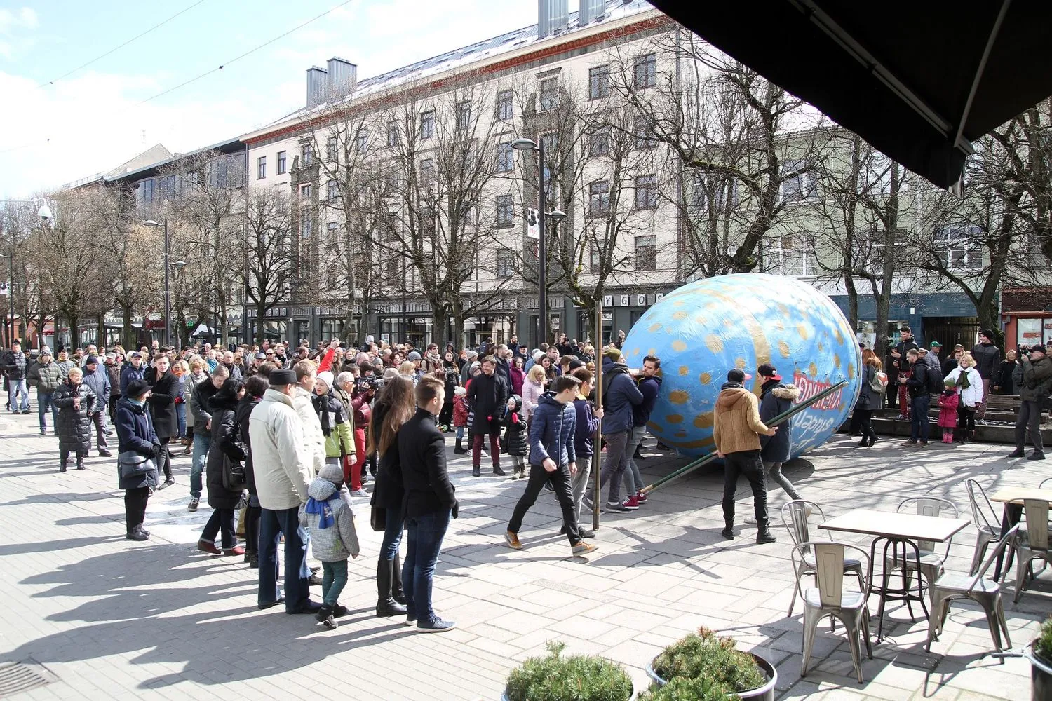 Milžiniško margučio ridenimas Kaune