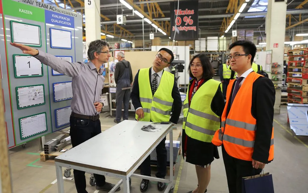 Kinijos delegacija Raudondvaryje