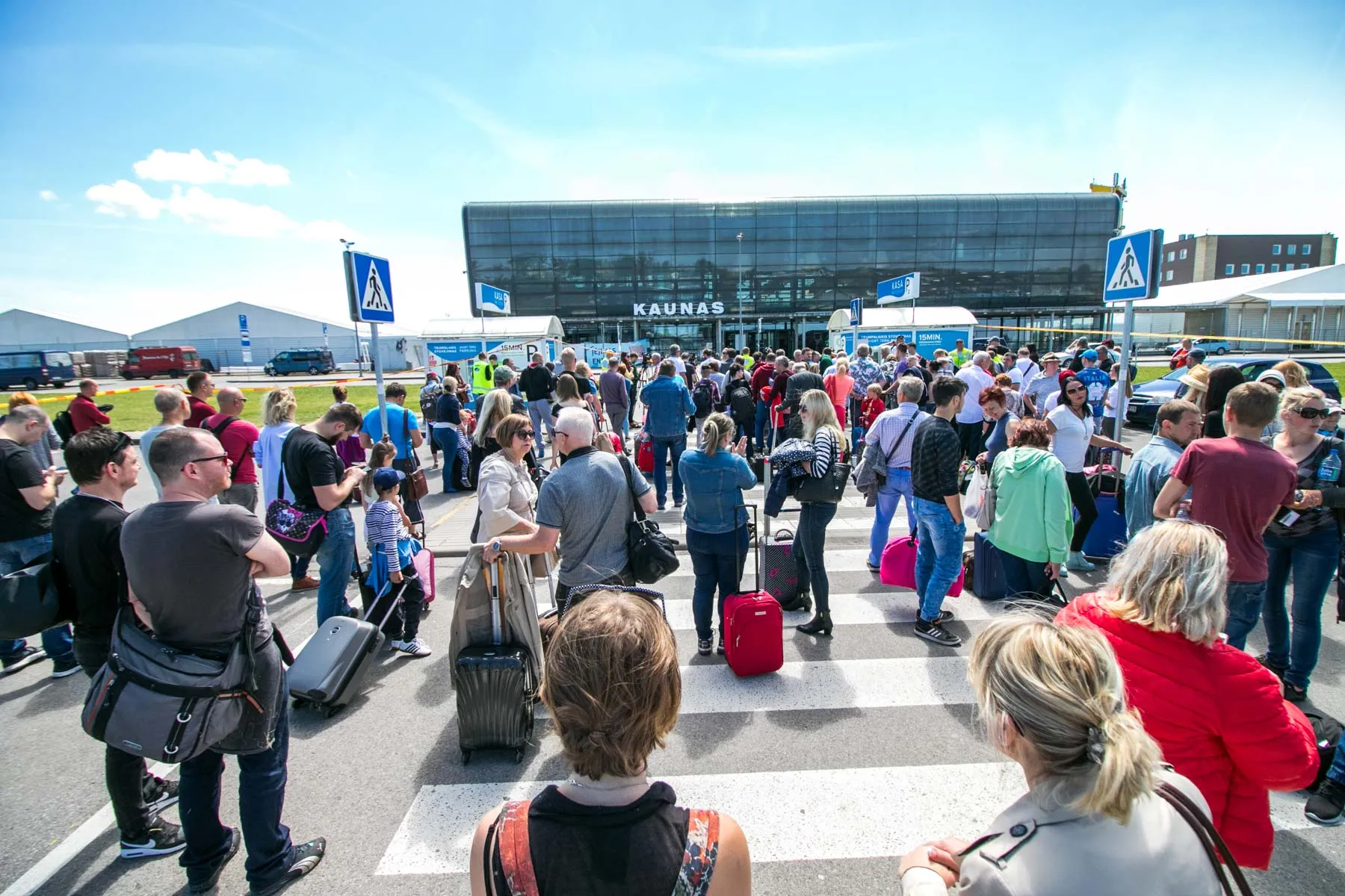 Evakuacija Kauno oro uoste