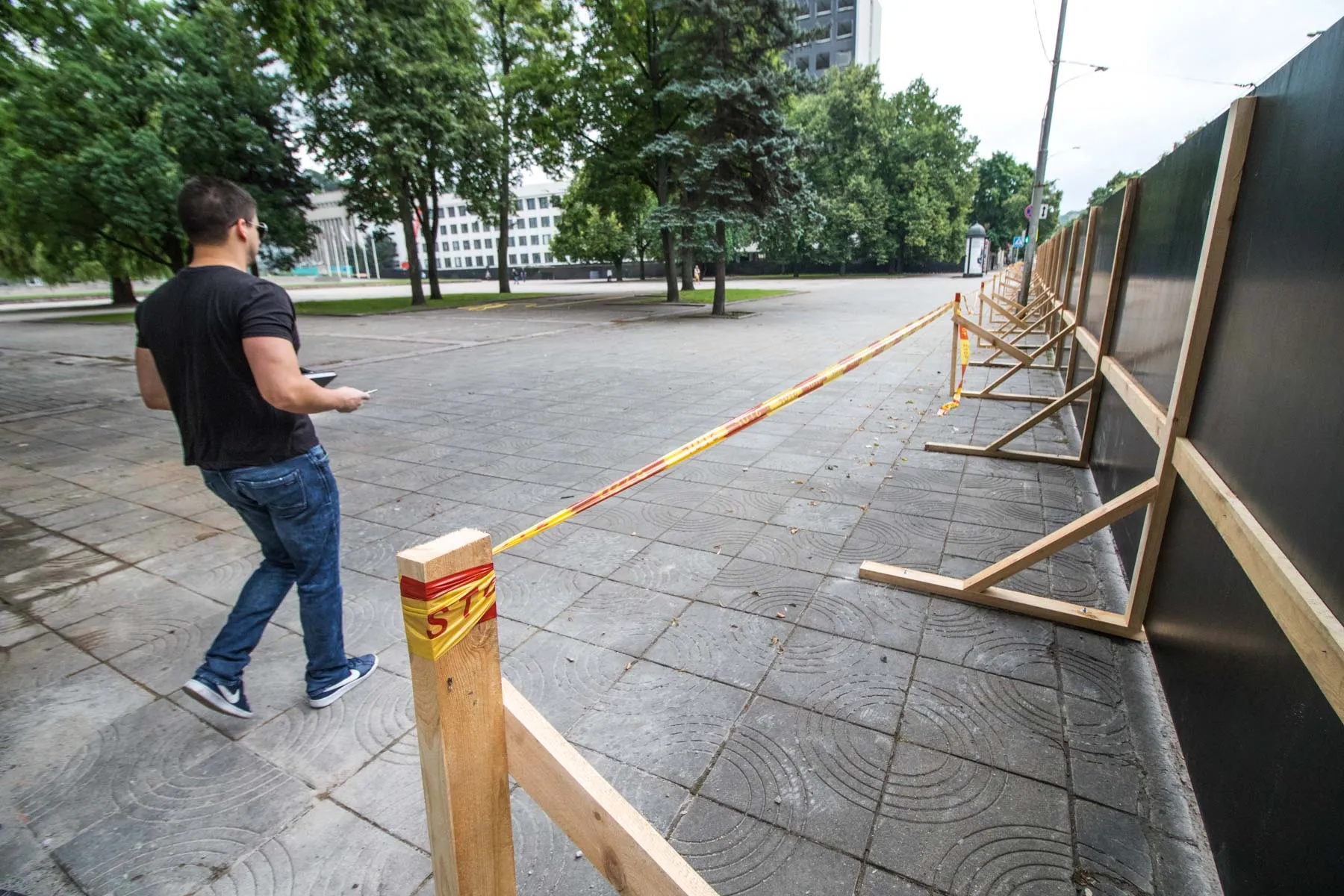 Uždaroma Vienybės aikštė