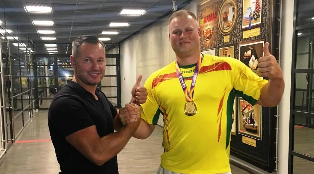 Giedrius Bielskus su A. Gudžiumi