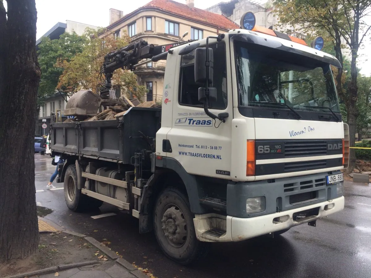 Kęstučio gatvė, sunkvežimis