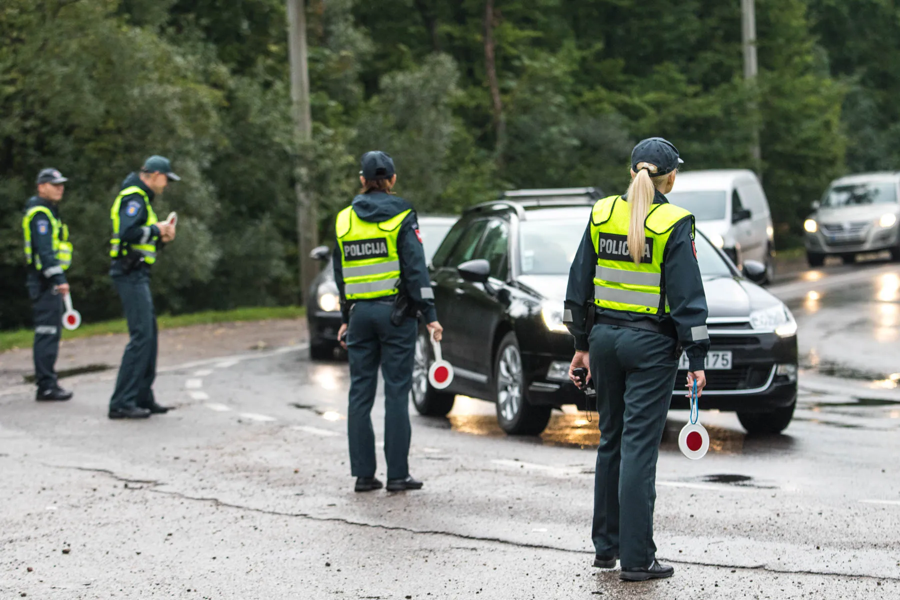 Policijos reidas prie Vaišvydavos