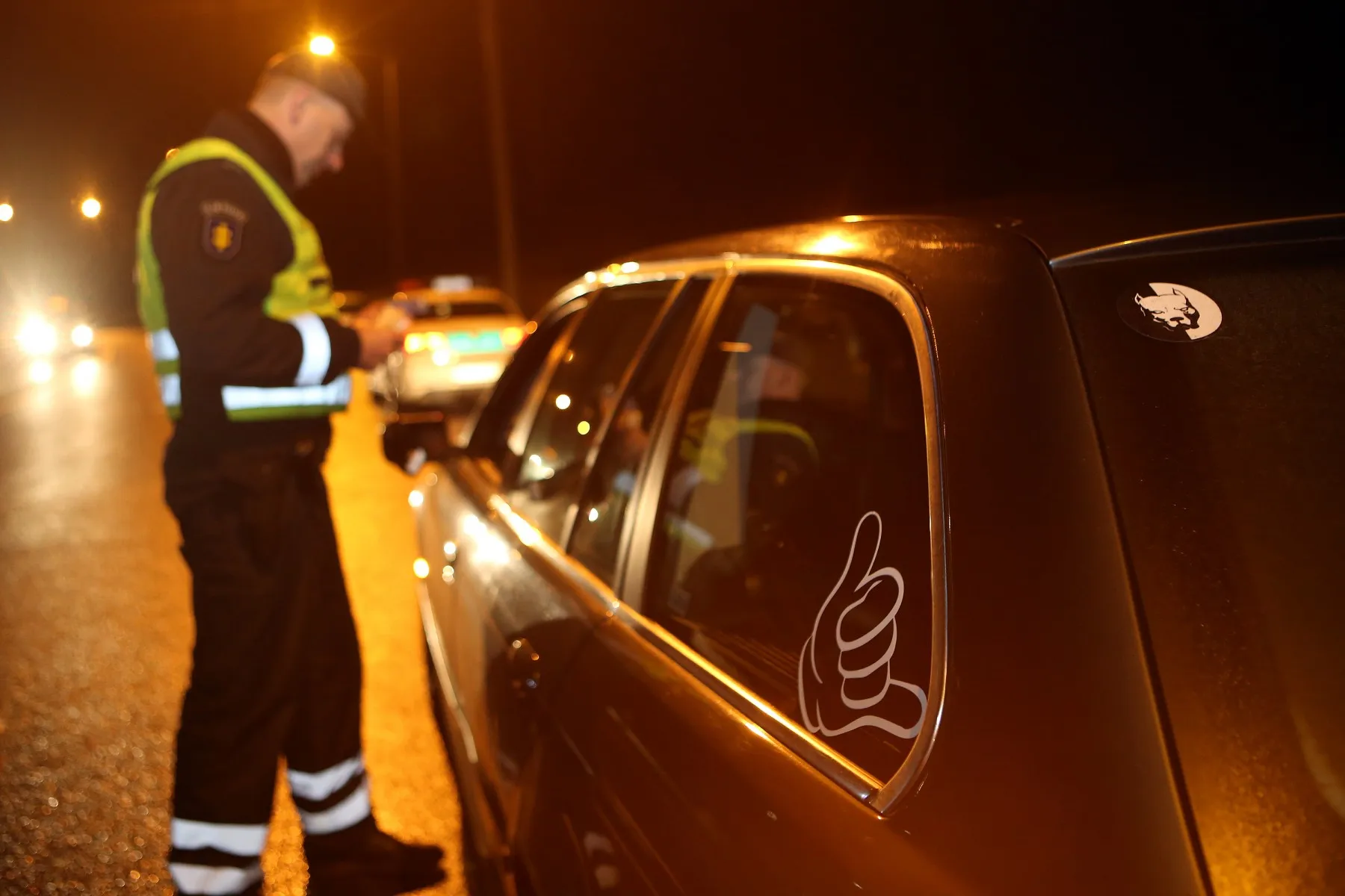 Vakarinis policijos reidas Petrašiūnuose