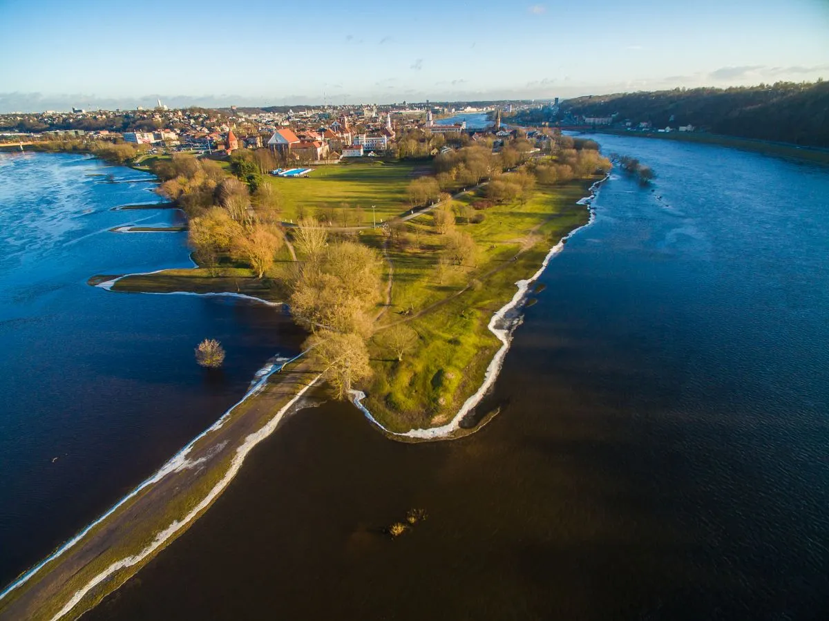 Kauno Santakos panorama