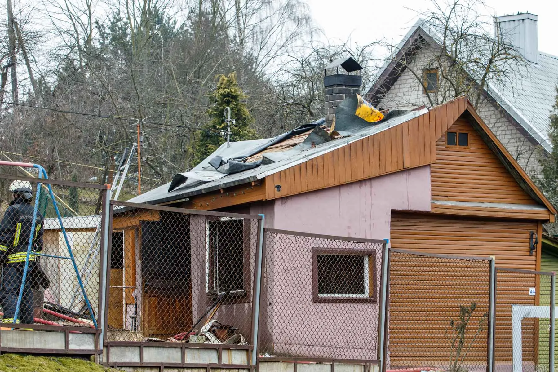 Gaisras Tunelio gatvėje