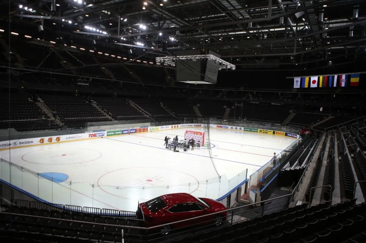 „Žalgirio“ arenoje išlietas ledas