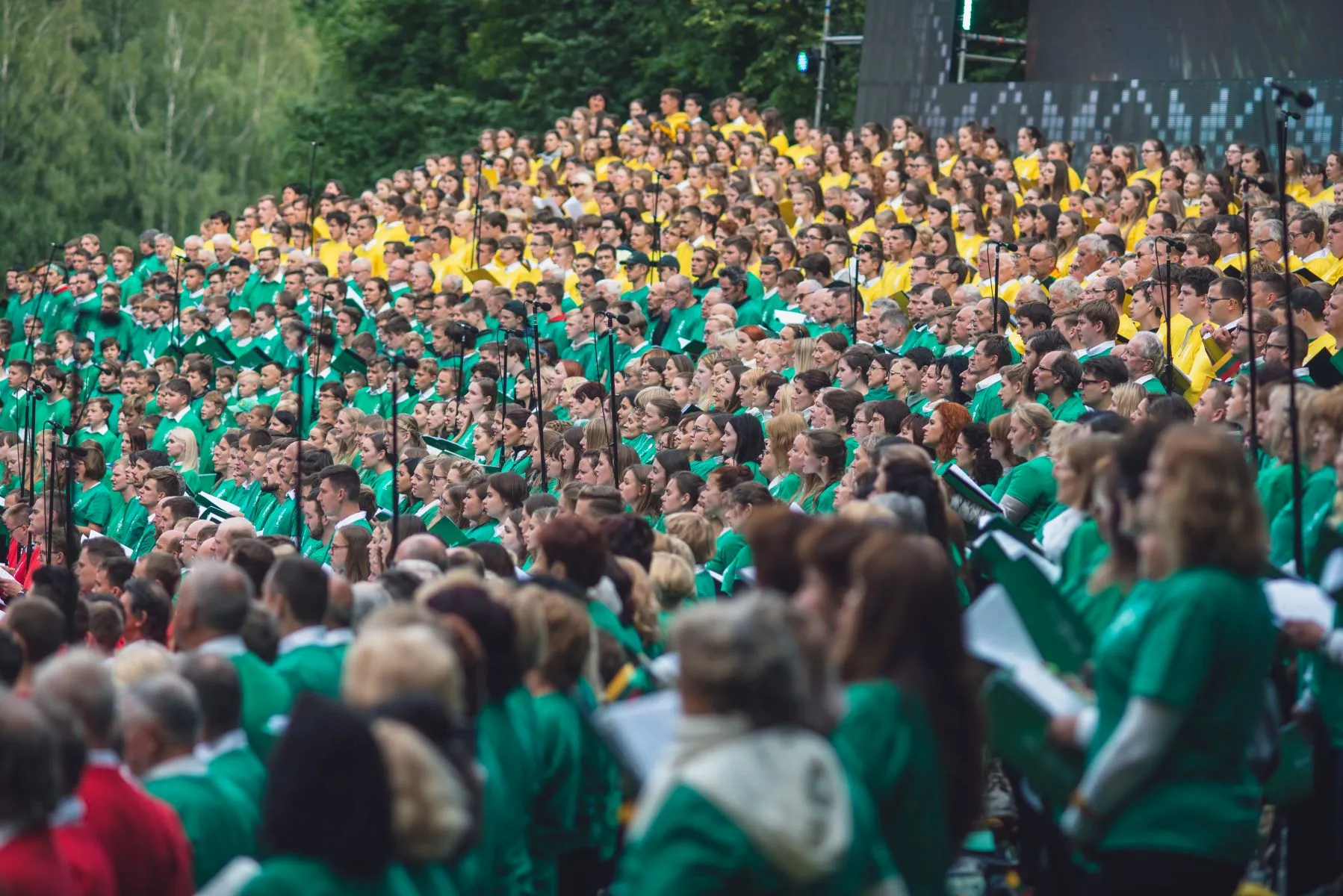 Kaune prasidėjo šimtmečio Dainų šventė