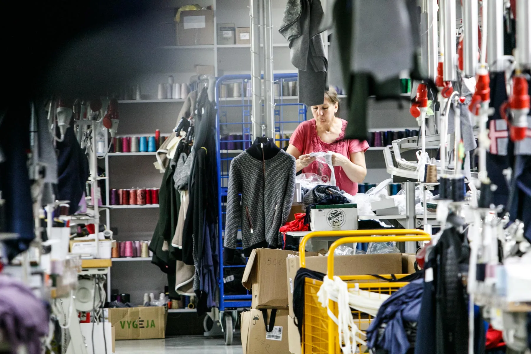 Garlita, siūvykla, darbininkas, darbuotoja, fabrikas