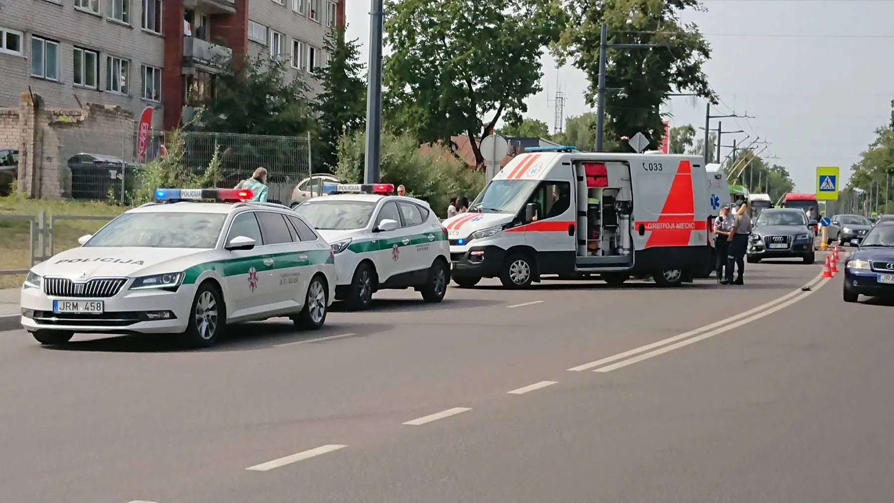 Avarija A. Juozapavičiaus prospekte